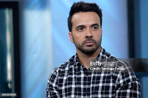 Luis Fonsi attends Build Presents at Build Studio on May 17, 2017 in New York City.