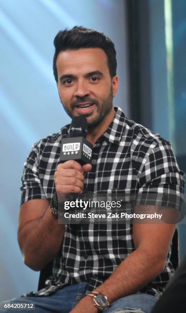 Singer Luis Fonis attends Build Series to discuss his new single "Despacito" at Build Studio on May 17, 2017 in New York City.