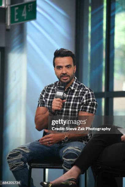 Singer Luis Fonis attends Build Series to discuss his new single "Despacito" at Build Studio on May 17, 2017 in New York City.