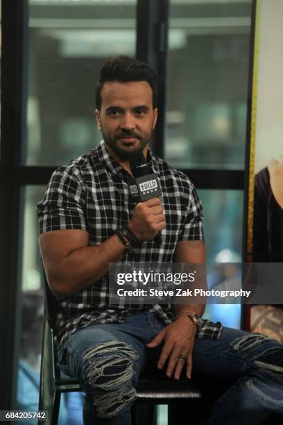 Singer Luis Fonis attends Build Series to discuss his new single "Despacito" at Build Studio on May 17, 2017 in New York City.