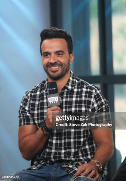 Singer Luis Fonis attends Build Series to discuss his new single "Despacito" at Build Studio on May 17, 2017 in New York City.