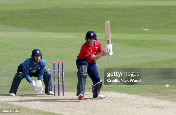 Daniel Lawrence in batting action during the Royal London One-Day Cup between Kent and Essex at the Spitfire Ground on May 17, 2017 in Canterbury,...