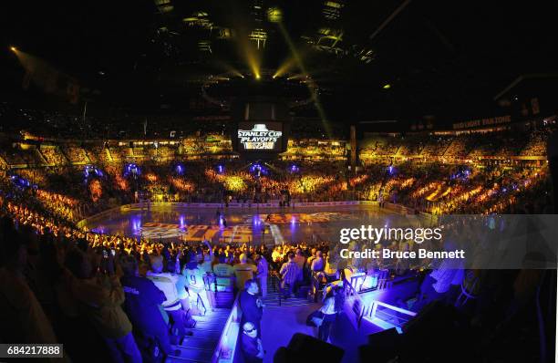 General view prior to the game between the Nashville Predators and the Anaheim Ducks in Game Three of the Western Conference Final during the 2017...