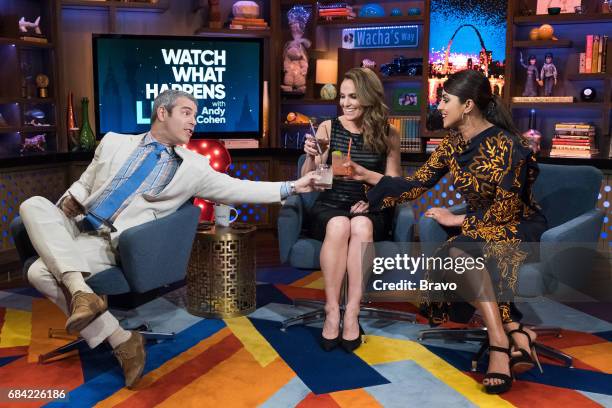 Pictured : Andy Cohen, Amy Brenneman and Priyanka Chopra --