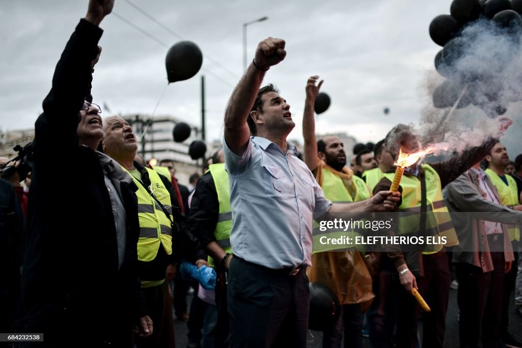 GREECE-ECONOMY-STRIKE