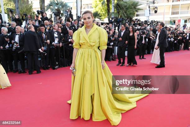 Sheikha Aisha Al Thani attends the "Ismael's Ghosts " screening and Opening Gala during the 70th annual Cannes Film Festival at Palais des Festivals...