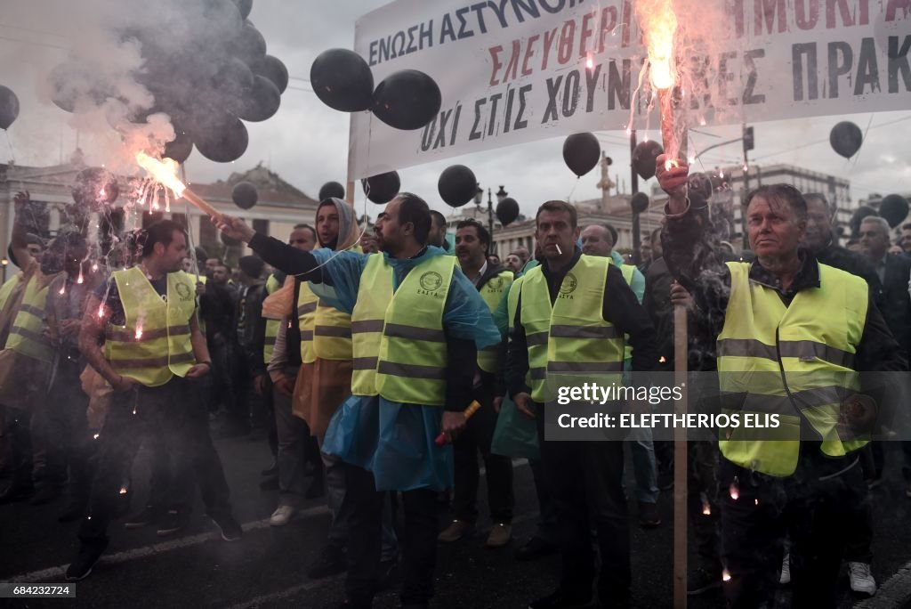 GREECE-ECONOMY-STRIKE