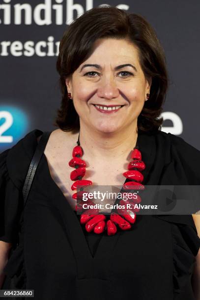 Spanish actress Luisa Martin attends the 'Imprescindibles' premiere at the Cineteca cinema on May 17, 2017 in Madrid, Spain.