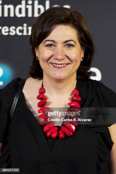 Spanish actress Luisa Martin attends the 'Imprescindibles' premiere at the Cineteca cinema on May 17, 2017 in Madrid, Spain.