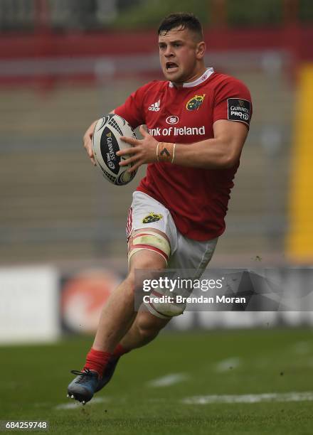 Munster , Ireland - 6 May 2017; Conor Oliver of Munster during the Guinness PRO12 Round 22 match between Munster and Connacht at Thomond Park, in...