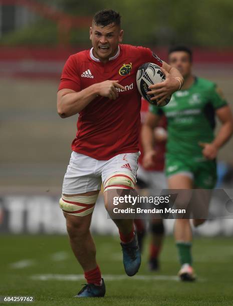 Munster , Ireland - 6 May 2017; Conor Oliver of Munster during the Guinness PRO12 Round 22 match between Munster and Connacht at Thomond Park, in...