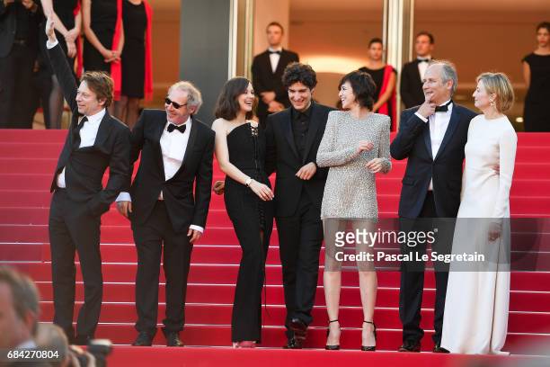 Actor Mathieu Amalric, director Arnaud Desplechin, actors Marion Cotillard, Louis Garrel, Charlotte Gainsbour, Hippolyte Girardot and Alba Rohrwacher...