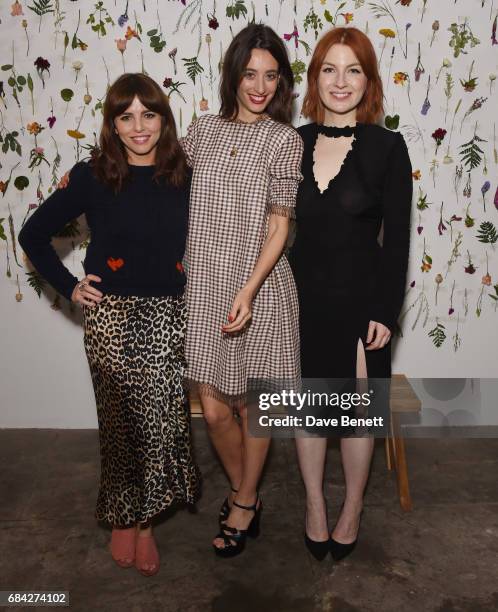 Ophelia Lovibond, Laura Jackson and Alice Levine attend the launch of new book "Jackson & Levine: Round To Ours" by Laura Jackson and Alice Levine at...