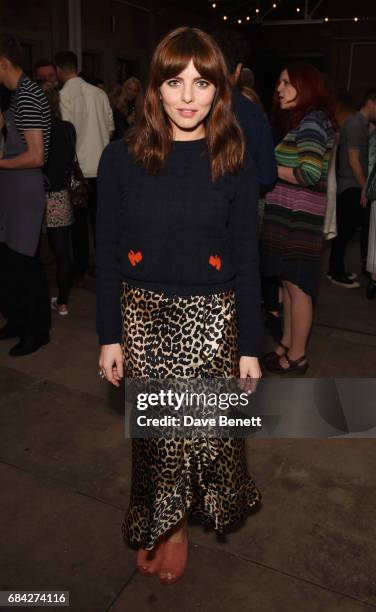 Ophelia Lovibond attends the launch of new book "Jackson & Levine: Round To Ours" by Laura Jackson and Alice Levine at Hoxton Docks on May 17, 2017...