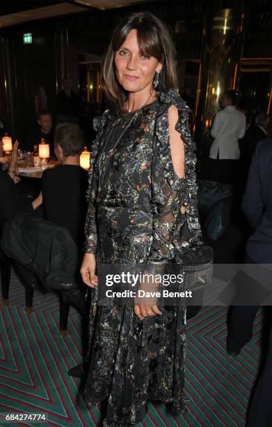 Countess Debonnaire Von Bismarck attends a private dinner celebrating the launch of the KATE MOSS X ARA VARTANIAN collection at Isabel on May 17,...