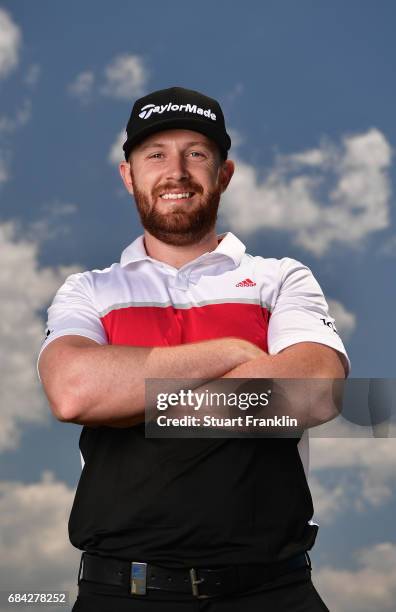 Garrick Porteous of England poses for a picture prior to the start of The Rocco Forte Open at Verdura Golf and Spa Resort on May 17, 2017 in Sciacca,...