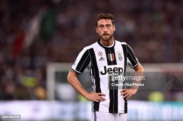 Claudio Marchisio of Juventus during the Italian Tim Cup 2017 match between Juventus and Lazio, at Stadio Olimpico in Rome on May 17, 2017.