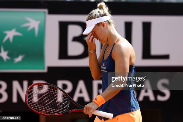 Tennis WTA Internazionali d'Italia BNL Second Round Angelique Kerber at Foro Italico in Rome, Italy on May 17, 2017.
