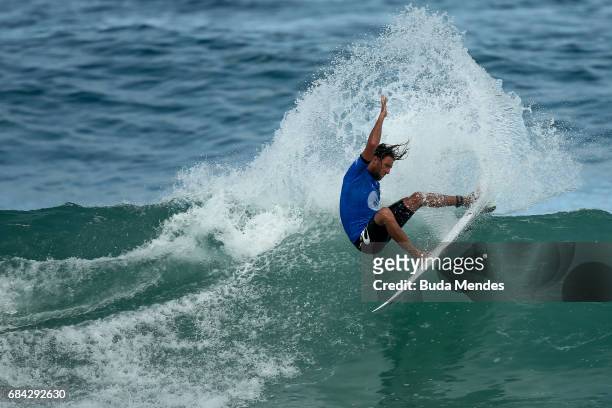 Matt Wilkinson of Australia surfs during the quarterfinals of the Oi Rio Pro 2017 at Itauna Beach on May 17, 2017 in Saquarema, Brazil.