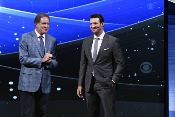 Announces their new fall schedule. Jim Nantz;Tony Romo