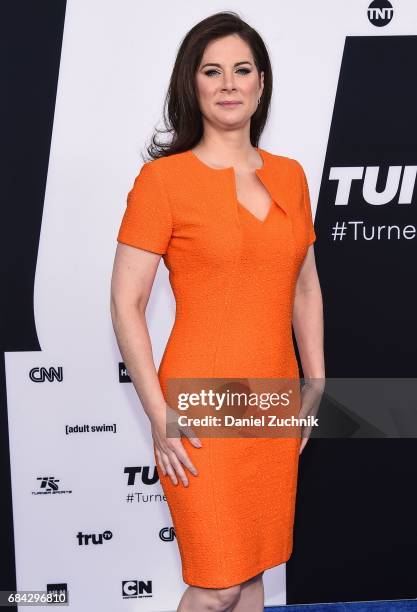 Erin Burnett attends the 2017 Turner Upfront at Madison Square Garden on May 17, 2017 in New York City.