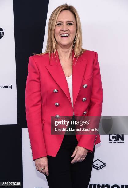 Samantha Bee attends the 2017 Turner Upfront at Madison Square Garden on May 17, 2017 in New York City.