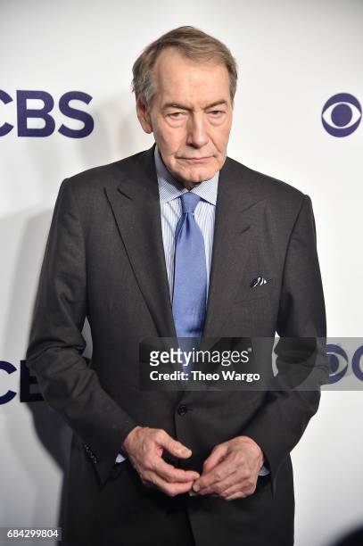 Charlie Rose attends the 2017 CBS Upfront on May 17, 2017 in New York City.