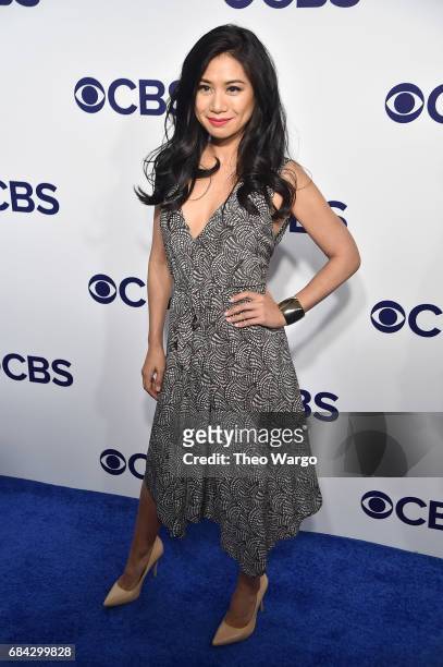 Liza Lapira attends the 2017 CBS Upfront on May 17, 2017 in New York City.