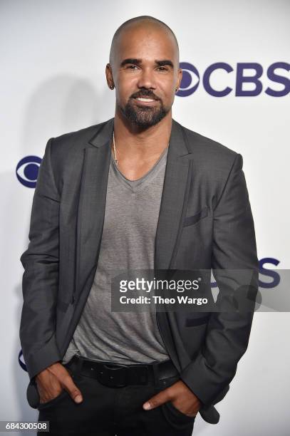 Shemar Moore attends the 2017 CBS Upfront on May 17, 2017 in New York City.