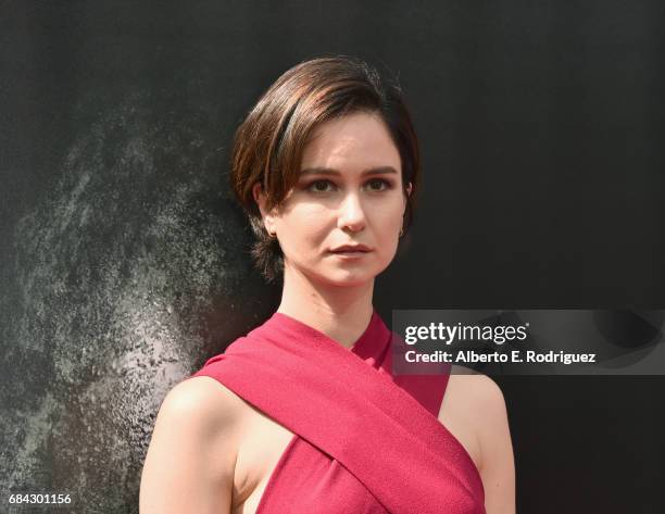 Actor Katherine Waterston attends Sir Ridley Scott's hand and footprint ceremony at TCL Chinese Theatre IMAX on May 17, 2017 in Hollywood, California.