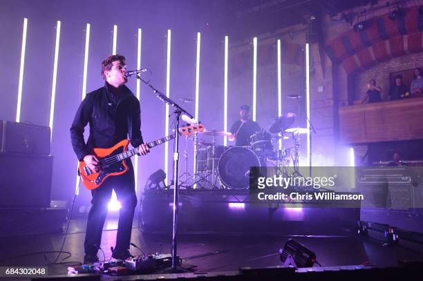 Mike Kerr and Ben Thatcher of Royal Blood perform at Cambridge Corn Exchange on May 17, 2017 in Cambridge, Cambridgeshire.