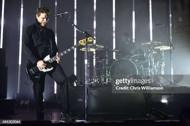 Mike Kerr and Ben Thatcher of Royal Blood perform at Cambridge Corn Exchange on May 17, 2017 in Cambridge, Cambridgeshire.