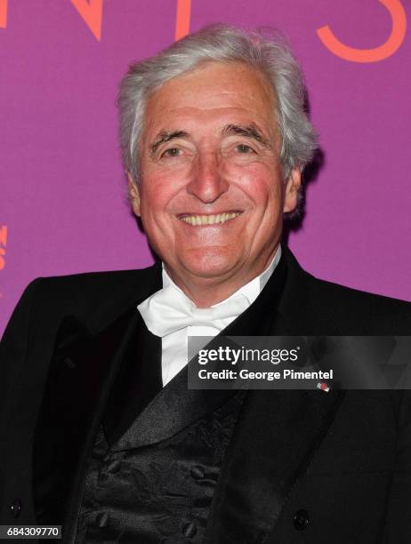 Jean-Loup Dabadie attends the Opening Gala dinner during the 70th annual Cannes Film Festival at Palais des Festivals on May 17, 2017 in Cannes,...