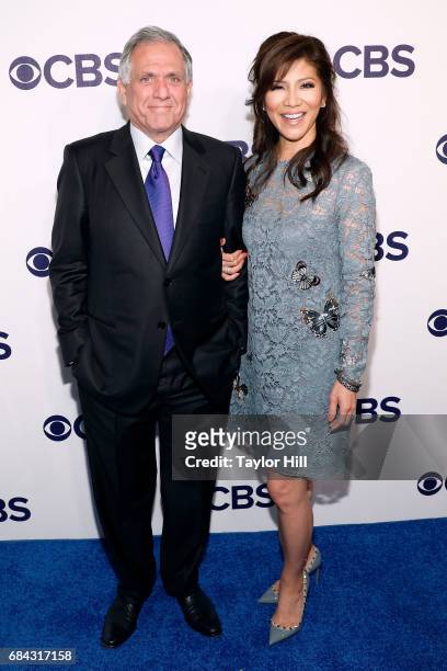 Les Moonves and Julie Chen attend the 2017 CBS Upfront at The Plaza Hotel on May 17, 2017 in New York City.