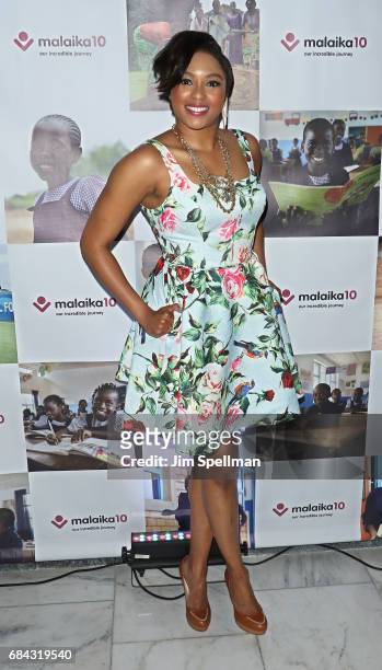 Journalist Alicia Quarles attends Malaika10 at Espace on May 17, 2017 in New York City.