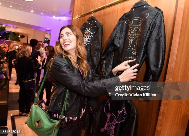Actress Diora Baird attends the Pirates of the Caribbean special event at What Goes Around Comes Around on May 17, 2017 in Beverly Hills, California.