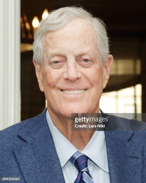 Philanthropist David H. Koch attends the U.S. Olympic And Paralympic Foundation Event Hosted By Ellen and Daniel Crown on May 17, 2017 in New York...