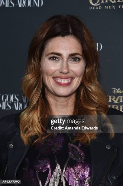 Actress and producer Diora Baird arrives at Disney's "Pirates Of The Caribbean: Dead Men Tell No Tales" What Goes Around Comes Around event at What...
