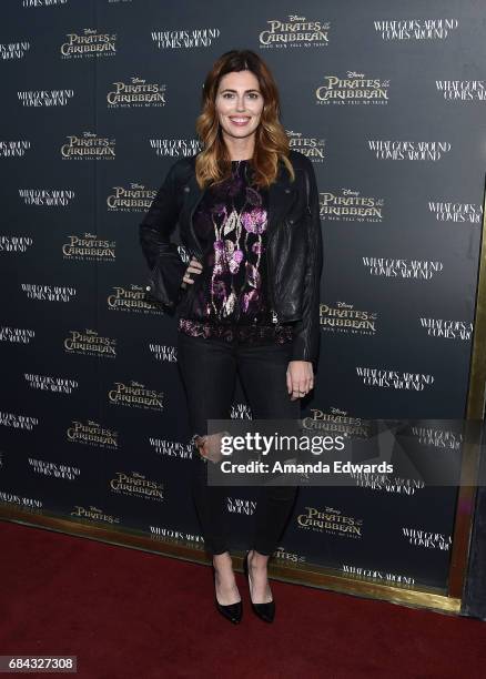 Actress and producer Diora Baird arrives at Disney's "Pirates Of The Caribbean: Dead Men Tell No Tales" What Goes Around Comes Around event at What...
