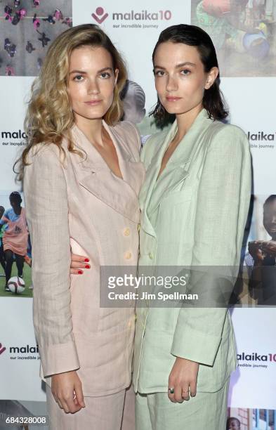 Miranda Kilbey and Elektra Kilbey attend Malaika10 at Espace on May 17, 2017 in New York City.