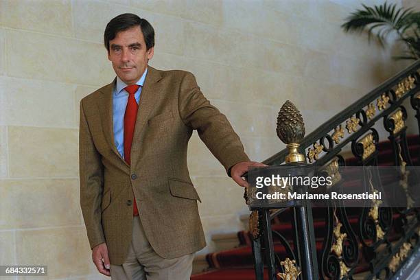 French politician François Fillon, 1st September 2002. Fillon is Minister of Social Affairs, Labour and Solidarity in the governnment of Jacques...