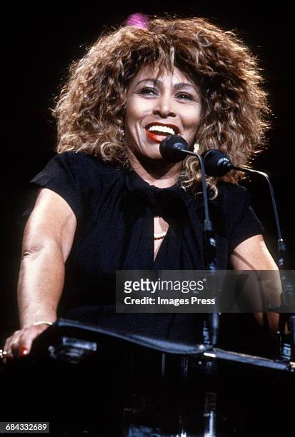 Tina Turner attends the 1989 Rock N Roll Hall of Fame Induction Ceremony circa 1989 in New York City.
