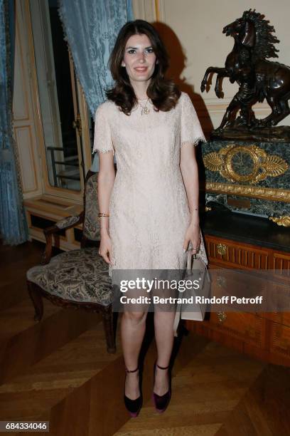 Sofya Falkova attends the "Vaincre Le Cancer" Gala - 30th Anniverary at Cercle de l'Union Interalliee on May 17, 2017 in Paris, France.