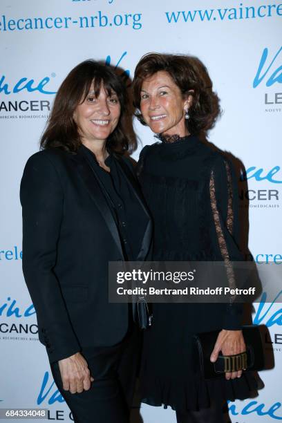 Producer Anne Marcassus and Sylvie Rousseau attend the "Vaincre Le Cancer" Gala - 30th Anniverary at Cercle de l'Union Interalliee on May 17, 2017 in...