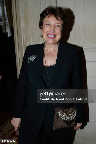 Roselyne Bachelot attends the "Vaincre Le Cancer" Gala - 30th Anniverary at Cercle de l'Union Interalliee on May 17, 2017 in Paris, France.