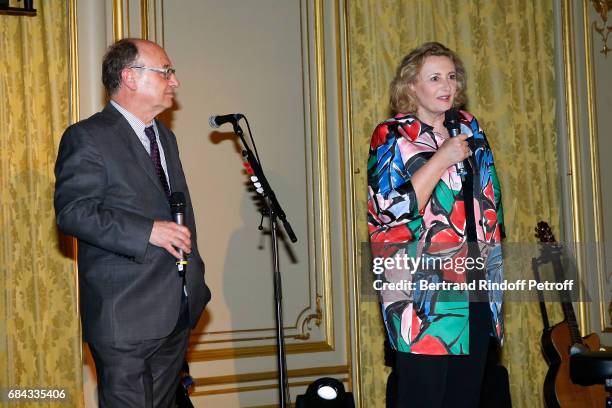 Professors Ali Thuran and Annelise Bennaceur-Griscelli attend the "Vaincre Le Cancer" Gala - 30th Anniverary at Cercle de l'Union Interalliee on May...