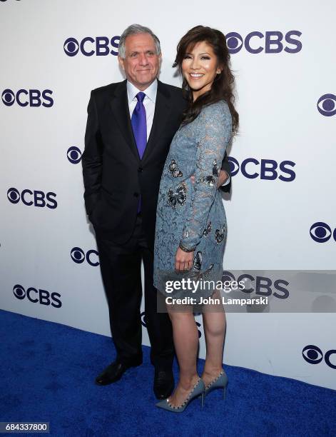 ALeslie Moonves, and Julie Chenttends 2017 CBS Upfron at The Plaza Hotel on May 17, 2017 in New York City.