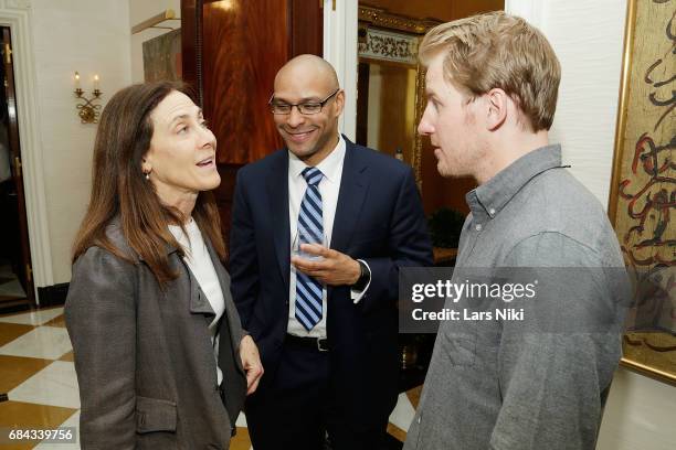 Jamie Zimmerman, JP Morgan Private Banker Lorenzo Smith and American Alpine Ski Olympic Gold Medalist Ted Ligety attend the U.S. Olympic And...