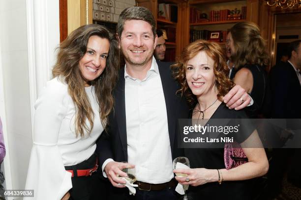 Estee Lauder Companies CTO Rhonda Vetere, Jeff Blockinger and Sherry Blockinger attend the U.S. Olympic And Paralympic Foundation Event Hosted By...