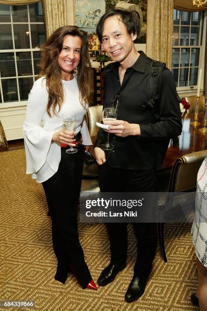 Estee Lauder Companies CTO Rhonda Vetere and Founder and CEO of One Medical Dr. Tom Lee attend the U.S. Olympic And Paralympic Foundation Event...